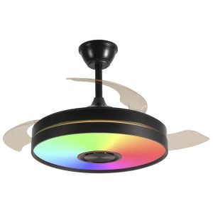 VENTILADOR ENIO NEGRO 50CMS 3 PALAS