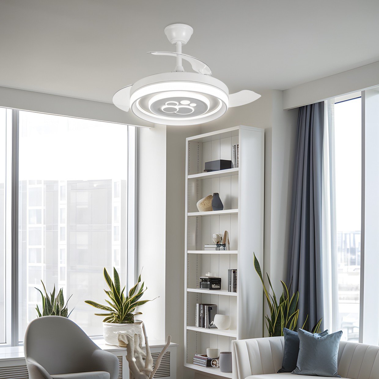 VENTILADOR FALCON BLANCO 50CMS 3 PALAS - Imagen 2