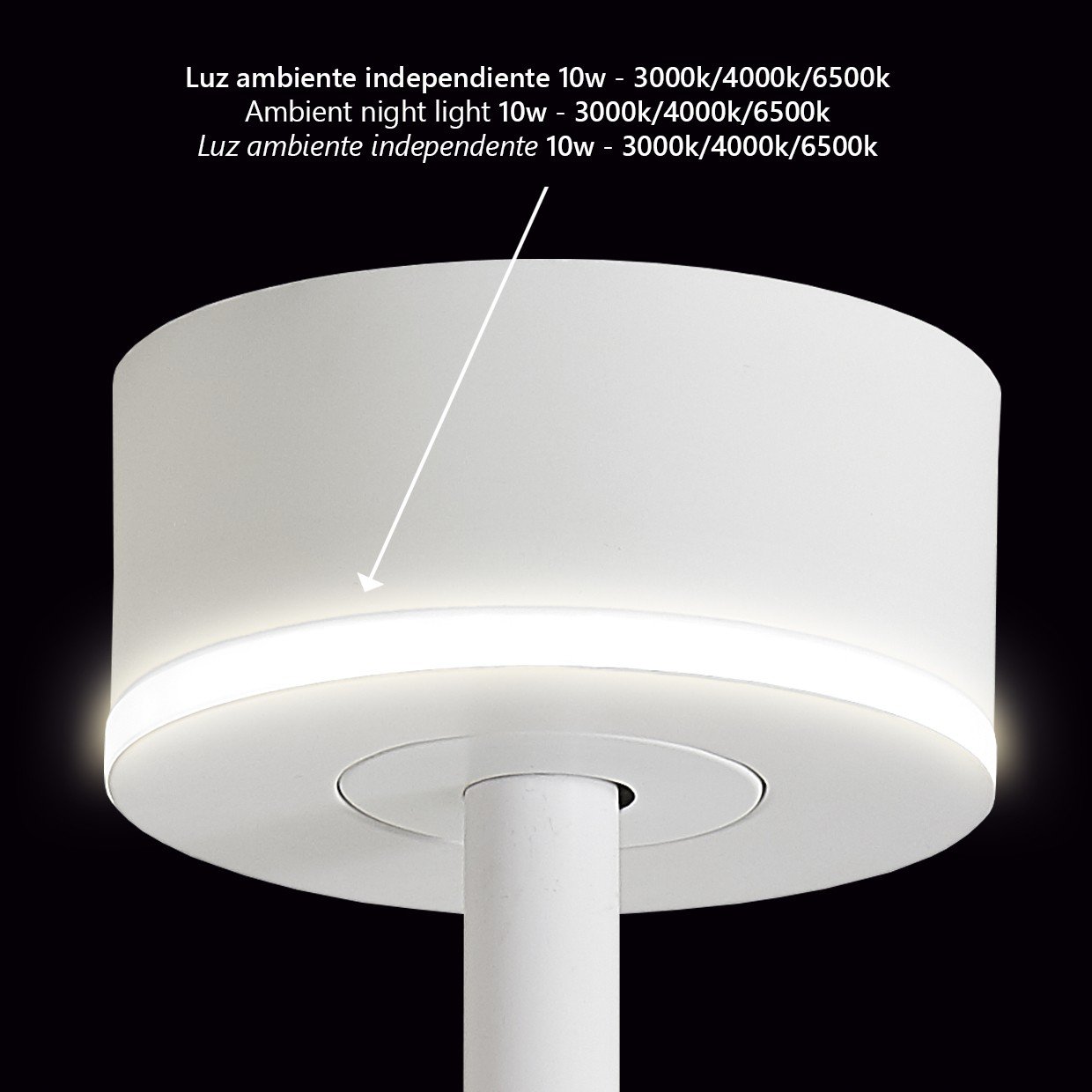 VENTILADOR LUXE BLANCO 50CMS 3 PALAS - Imagen 5