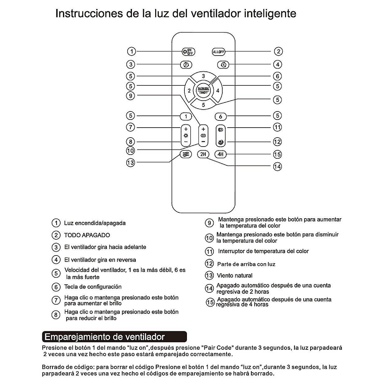 VENTILADOR LUXE BLANCO 50CMS 3 PALAS - Imagen 6