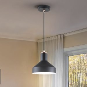 I3-IRIAS- LAMPARA 1L NEGRO-COBRE