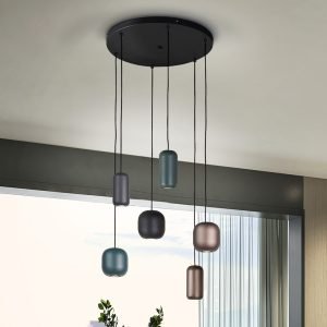 I3-NIMES- LAMPARA 6L NEGRO-COLORES