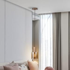 I3-VENIZE- LAMPARA 1L COBRE-AMBAR