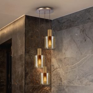 I3-VENIZE- LAMPARA 3L COBRE-AMBAR