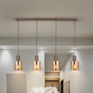 I3-VENIZE- LAMPARA 4L COBRE-AMBAR