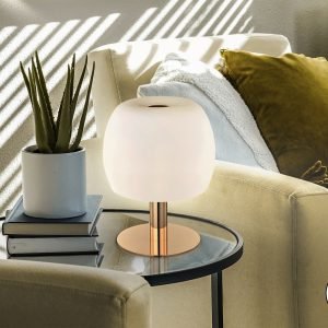 BALOON-SOBREMESA ORO/OPAL