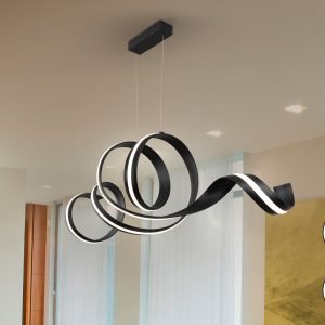 AMARA-LAMPARA HORIZONTAL-NEGRO MATE