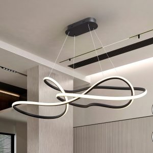 EVANIA- GRAN LAMPARA - NEGRO MATE