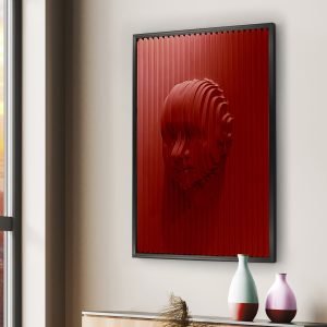 RED FACE - BAJORRELIEVE 90X120