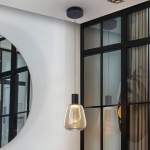 I3-CARISA- LAMPARA 1L NEGRO