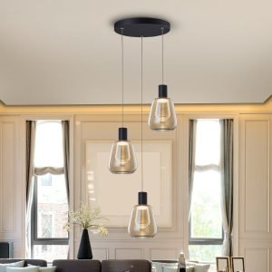 I3-CARISA- LAMPARA 3L NEGRO D35