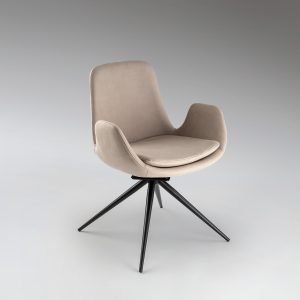 ZUNA- SILLA GIRATORIA BEIS