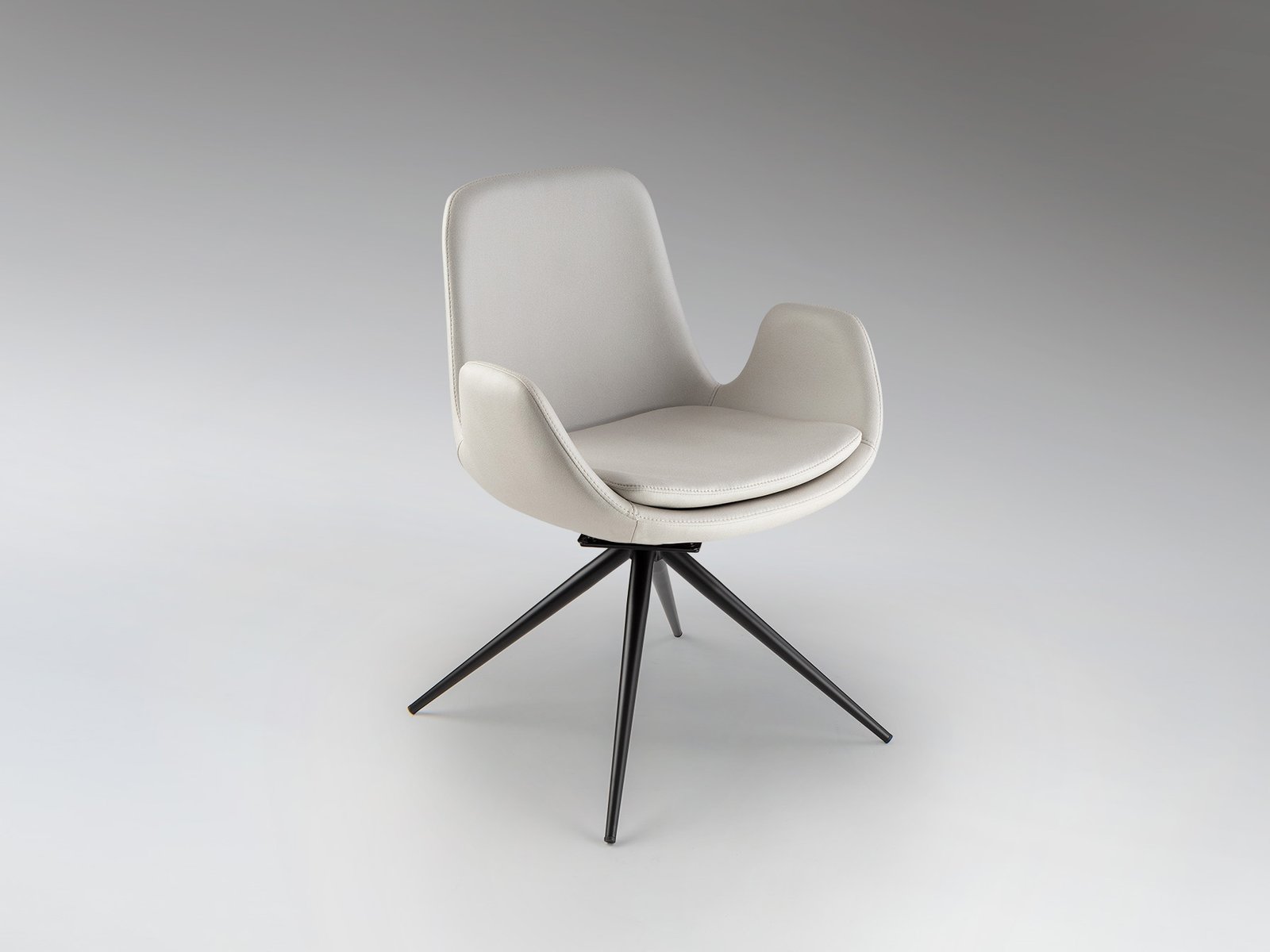 ZUNA- SILLA GIRATORIA BLANCA