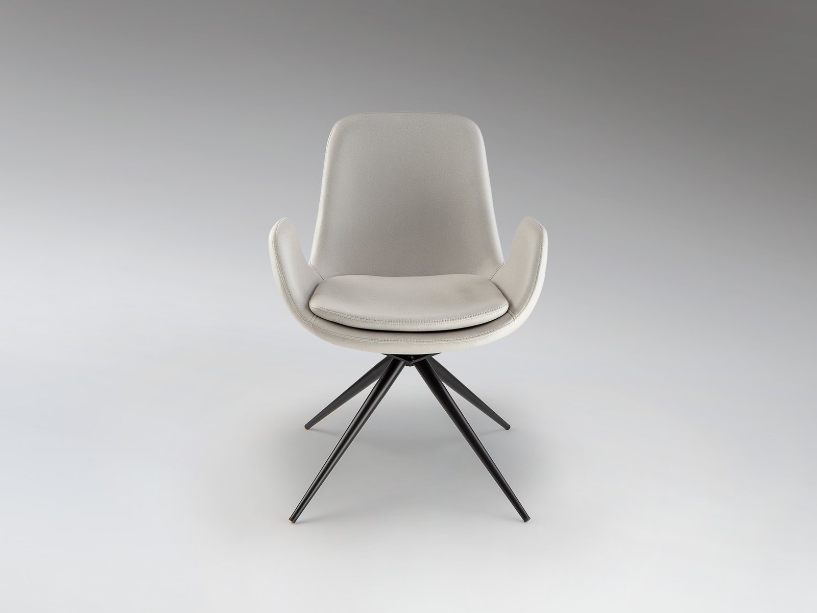 ZUNA- SILLA GIRATORIA BLANCA - Imagen 6