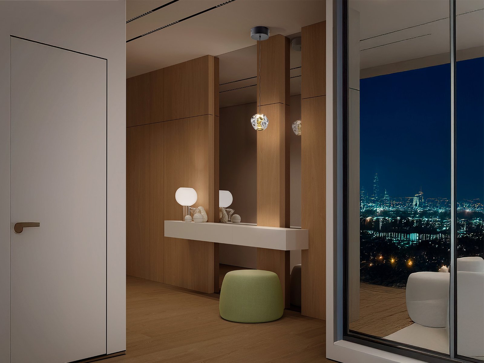 ZARIA- LAMP 1L- NEGRO/ORO/TRANSP - Imagen 2