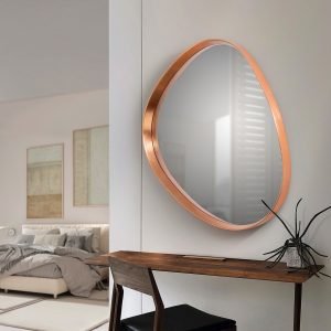 JULIE- ESPEJO PAN DE ORO ROSA