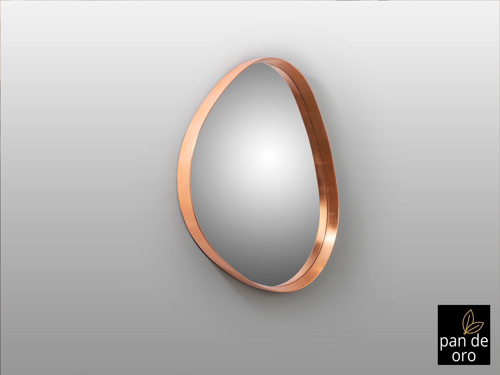 JULIE- ESPEJO PAN DE ORO ROSA - Imagen 3