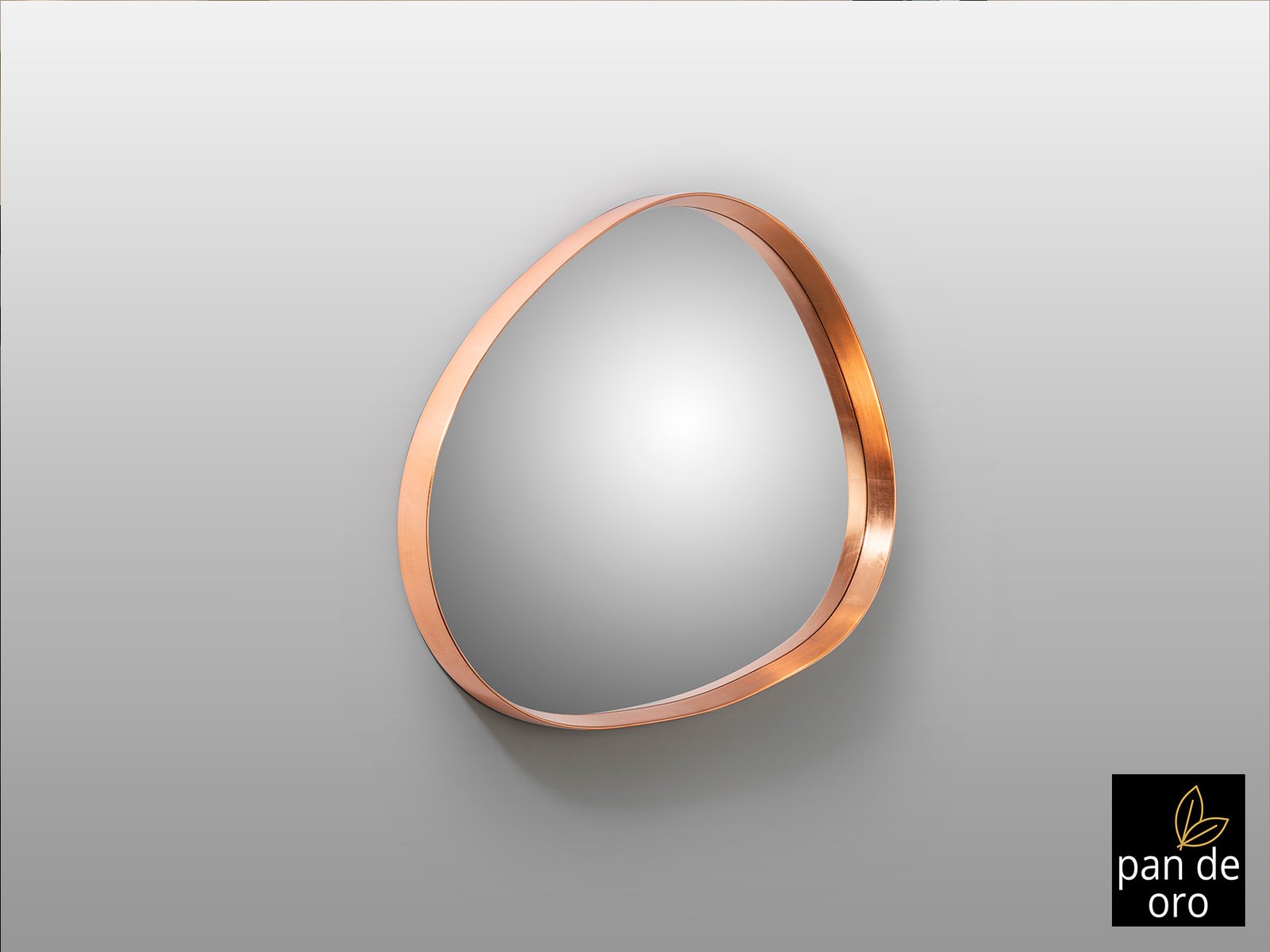 JULIE- ESPEJO PAN DE ORO ROSA - Imagen 5