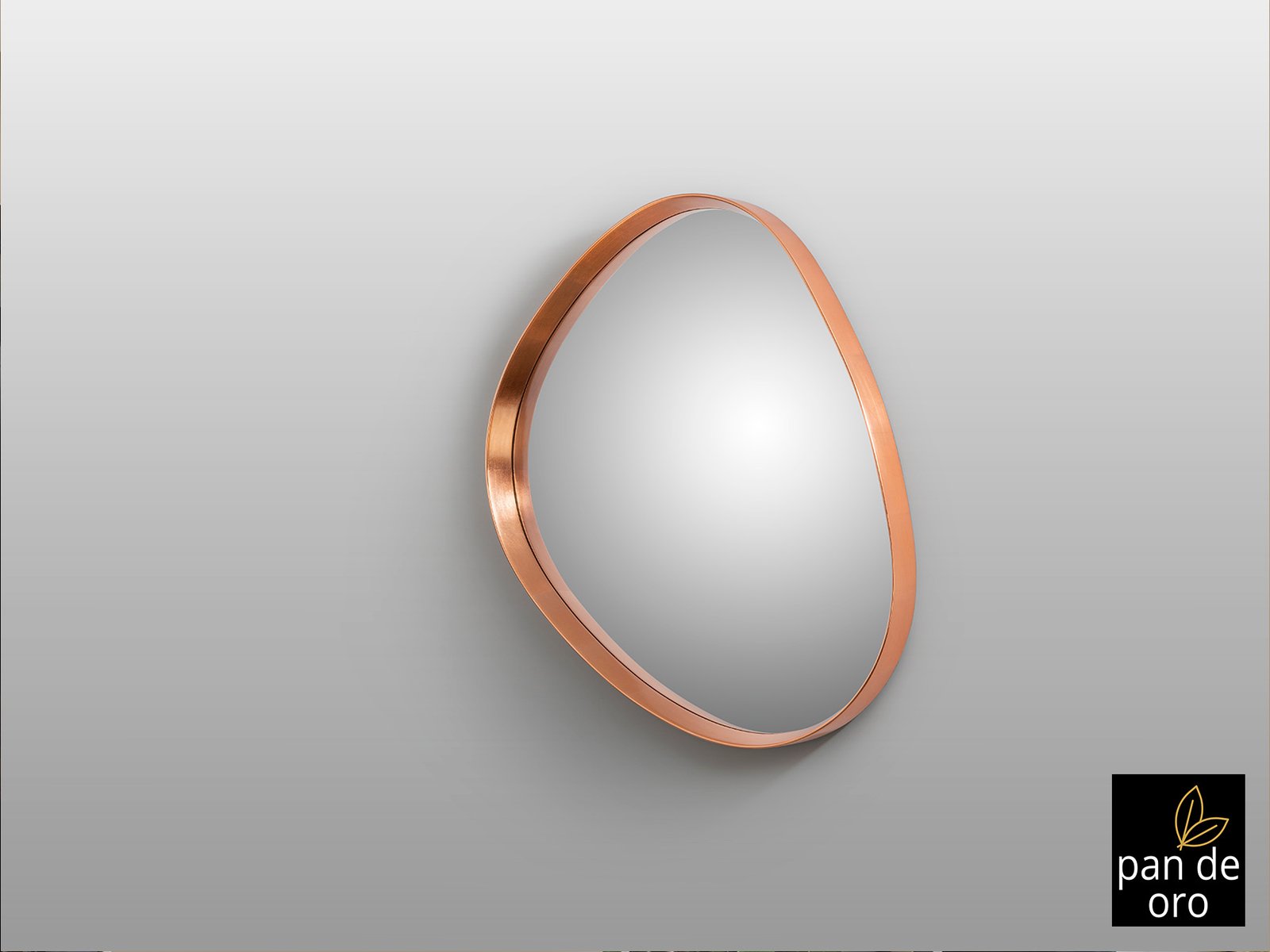 JULIE- ESPEJO PEQUEÑO ORO ROSA - Imagen 4