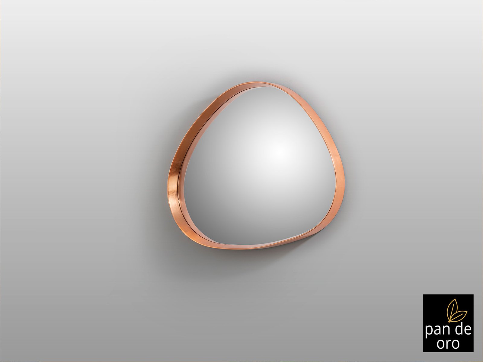 JULIE- ESPEJO PEQUEÑO ORO ROSA - Imagen 5