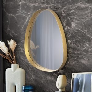 JULIE- ESPEJO PEQUEÑO DORADO