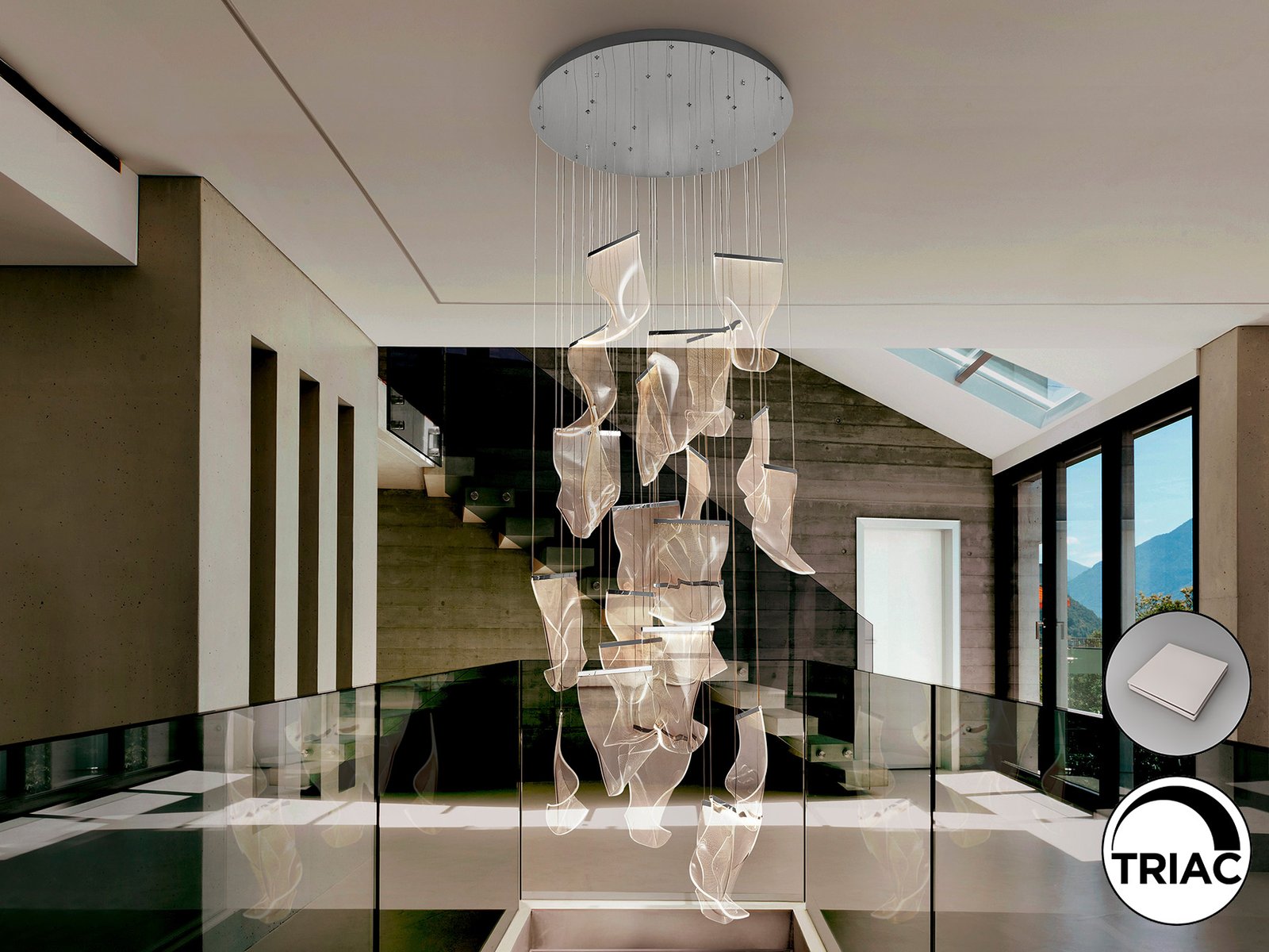 VELOS- LAMPARA 24L CROMO