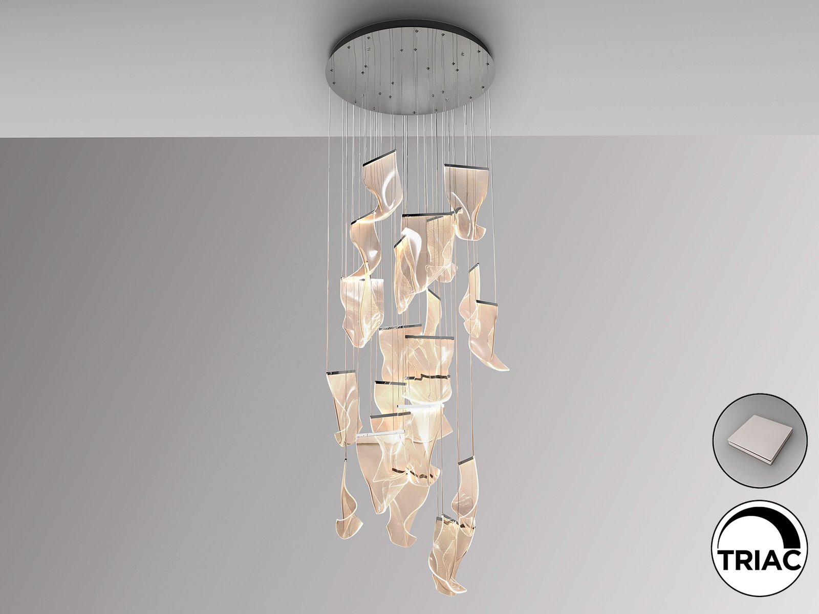 VELOS- LAMPARA 24L CROMO - Imagen 3