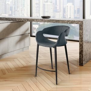 GIRO- TABURETE AZUL OSCURO-NEGRO