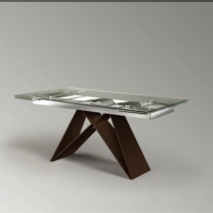 MIKA -MESA COMEDOR EXTENS- MARRON