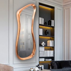 GINA- ESPEJO ORO ROSA