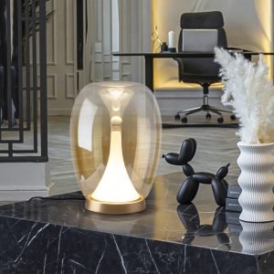 SUSPIRO- SOBREMESA DORADO/AMBAR