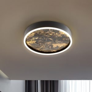 STONE- PLAFON LED CCT -NEGRO 40D