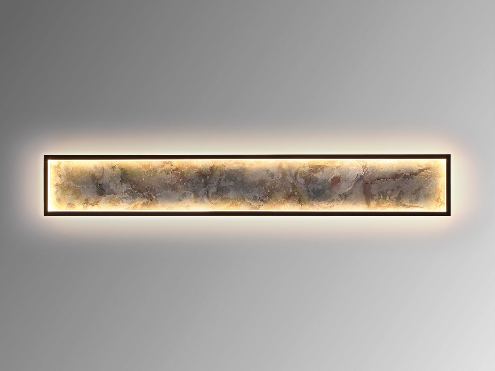 STONE-APLIQUE/PLAFON LED CCT -NEGRO L100 - Imagen 3