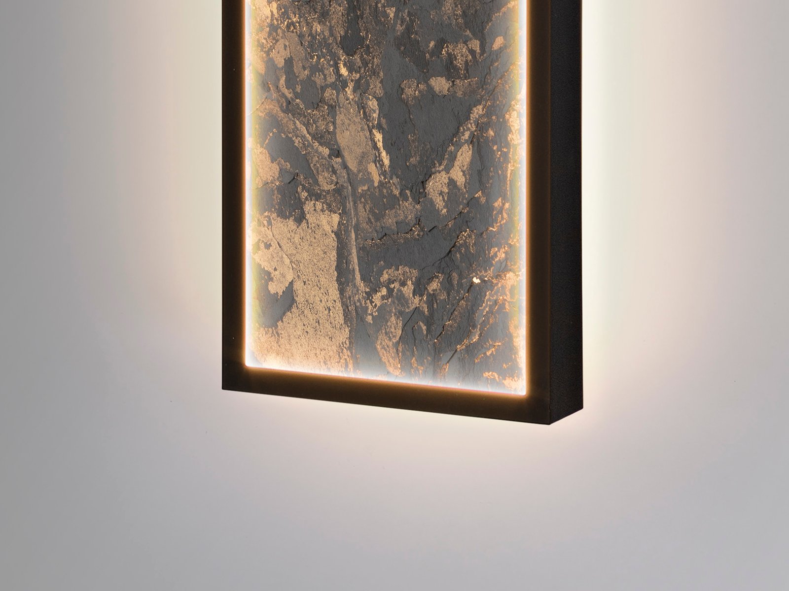 STONE-APLIQUE/PLAFON LED CCT -NEGRO L100 - Imagen 5