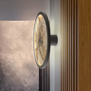 STONE- APLIQUE/PLAFON LED CCT-NEGRO D30