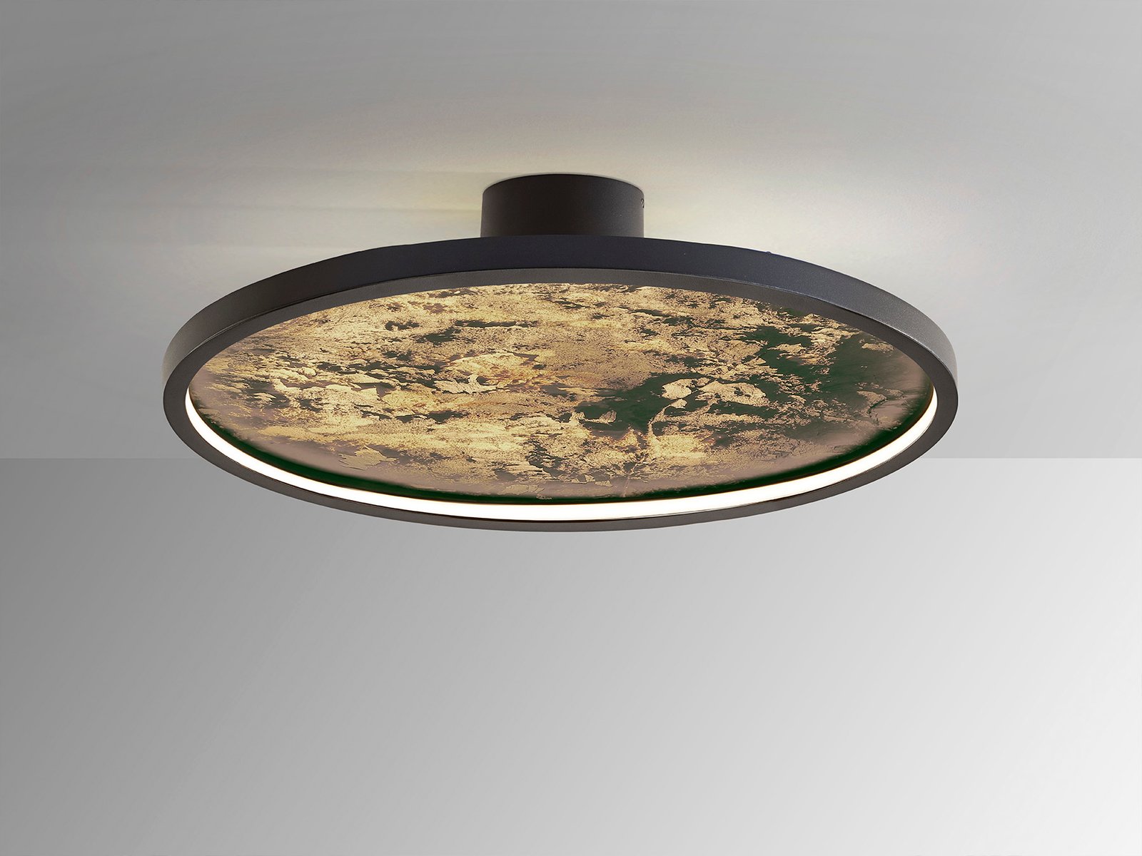 STONE- APLIQUE/PLAFON LED CCT- NEGRO D60 - Imagen 5