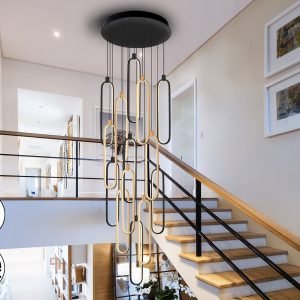 COLETTE-LAMP 14L NEGRO-ORO ROSA DIM